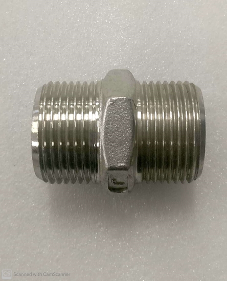 Picture of Hex nipple 1” BSP (M) x 1” BSP (M)